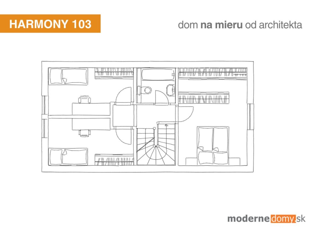 Harmony 103 - montovaný drevodom od architekta na mieru