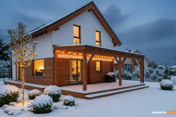 Montovaný dom referencia - Klasik-125-Malinovo